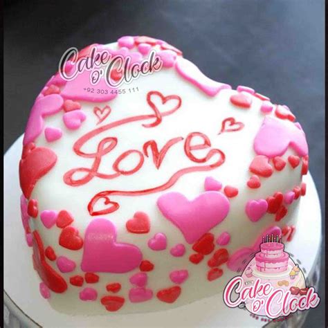 Love Cake - Cake O Clock - Best Customize Designer Cakes Lahore