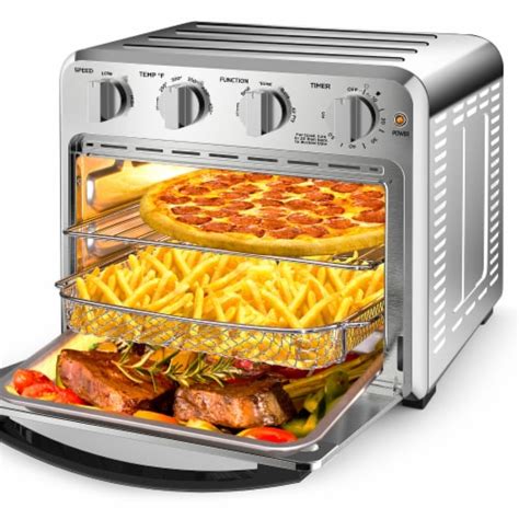 Air Fryer Toaster Oven Combo, 4 Slice Toaster Convection Air Fryer Oven ...