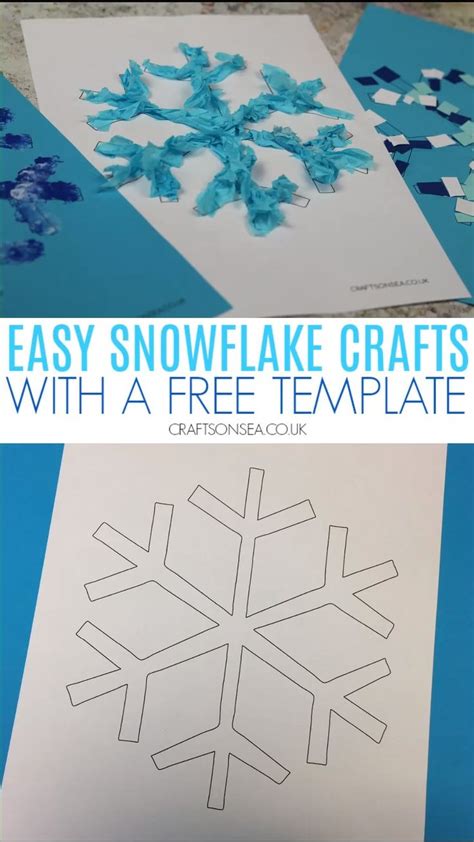 4 Easy Snowflake Crafts for Kids [Video] [Video] | Winter crafts preschool, Snowflake craft ...