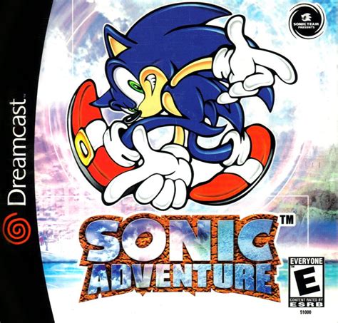 Sonic Adventure (1998) box cover art - MobyGames