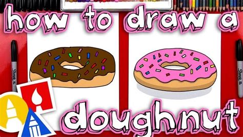 How To Draw A Doughnut | Art For Kids Hub