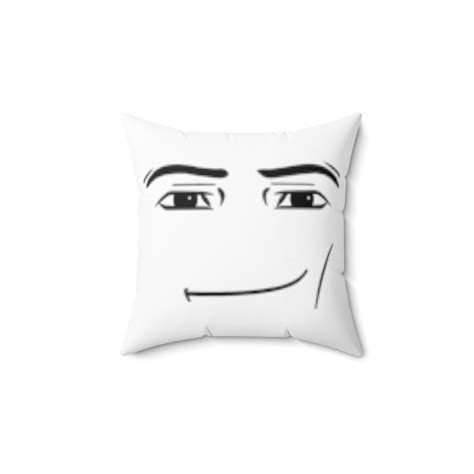 Roblox Chad Face Meme Spun Polyester Square Pillow - Etsy