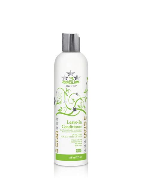 Keratin Leave-in Conditioner 12 fl oz | 3 Star Brazilian Keratin