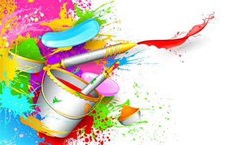 Holi creative background art vector 07 free download