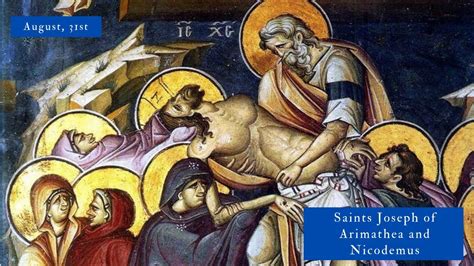 SAINT OF THE DAY | Saints Joseph of Arimathea and Nicodemus - YouTube