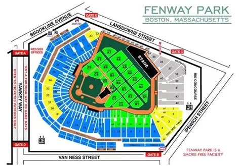 Fenway Park Seating Chart