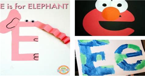 12 Easy Letter E Crafts & Activities | Kids Activities Blog - TechiAzi