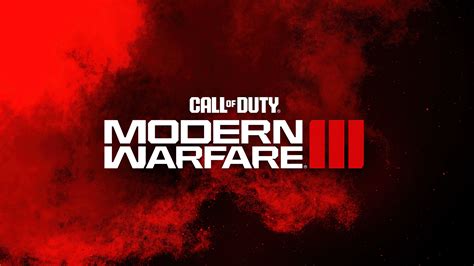 Call of Duty: Modern Warfare 3 Logo 4K Wallpaper - Download Free 4K ...