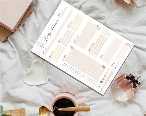 Aesthetic Printable Weekly Planner 7 Day Week Planner | Etsy