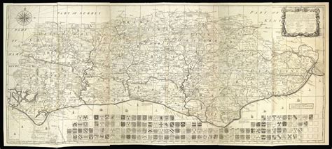 Sussex - The first large-scale map of Sussex | BADA