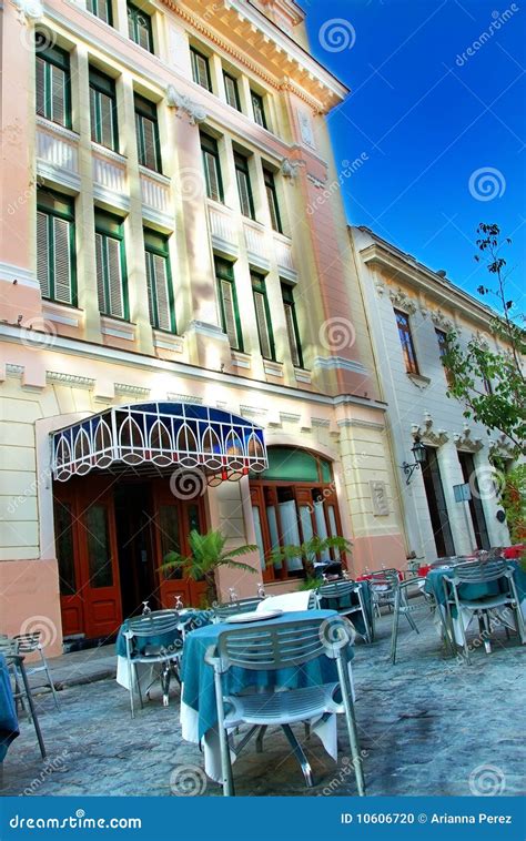 Old Havana cafe stock photo. Image of fashioned, restaurant - 10606720