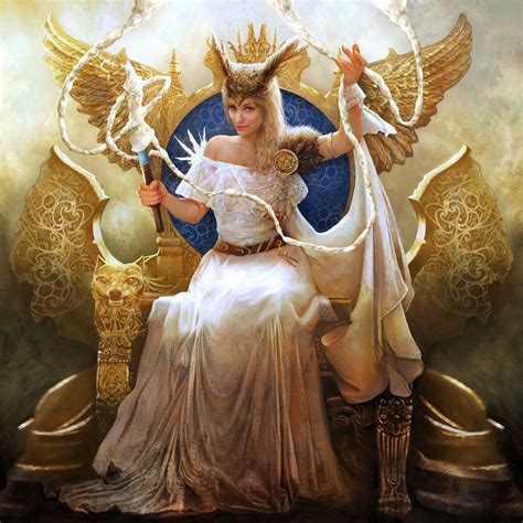 Frigga (also known as Frigg, The Beloved) was the goddess of love, marriage, and destiny. She ...