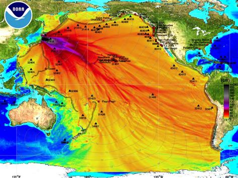 Movimiento del Océano tras el Tsunami en Japón ~ Geomática