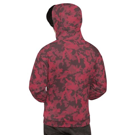 New Red Camo Hoodie Pullover Hooded Sweatshirt Army Military Camouflage ...