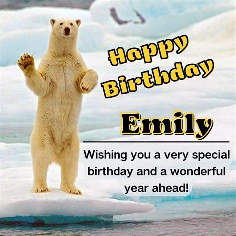 Happy Birthday Emily Images and Funny Cards