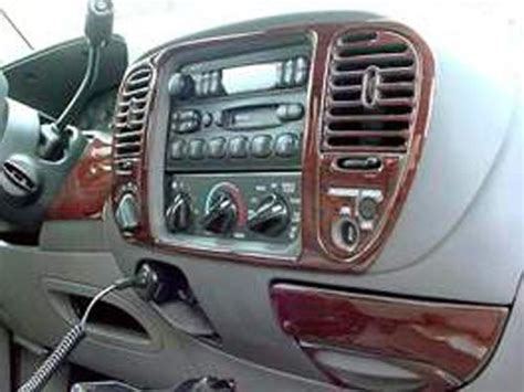 FORD F-150 F150 INTERIOR WOOD DASH TRIM KIT SET 2001 2002 2003 SUPER CREW CAB