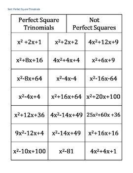 Completing the Square~Perfect Square Trinomial~Differentiation~5 ...