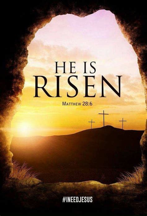 Pin by Kimberly Ingram on Holidays | Happy easter quotes jesus christ, Jesus is risen, He is ...