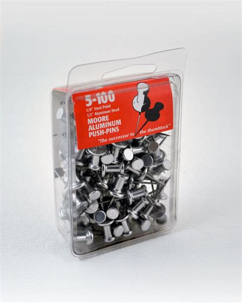 Aluminum Push Pins - Box of 100 – Hand-Eye Supply