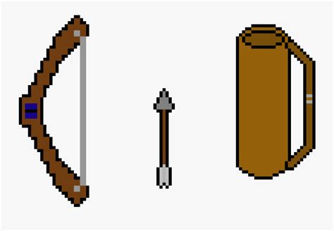 Arrow Pixel Art Png , Free Transparent Clipart - ClipartKey