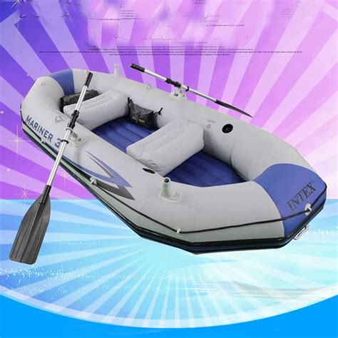 Intex Mariner 3 Set 3 Person Inflatable Boats For Fishing With Aluminum Oars/pump,Inflatable ...