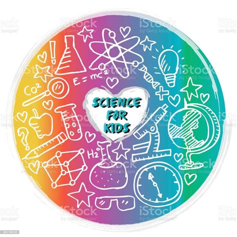 Science For Kids School Symbols And Design Elements Stock Illustration - Download Image Now - iStock