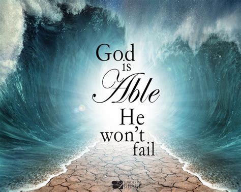 God Is Able: He Won't Fail You- Shades of Grace | Natalie Nichols