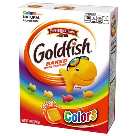 Goldfish Dynamic Duo Colors Crackers, Cheddar & Flavor Blasted Xtra ...