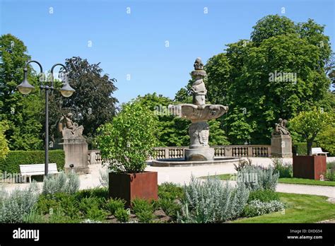 Spa gardens, Bad Durkheim Stock Photo - Alamy