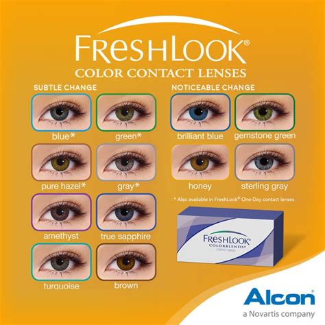 FreshLook ColorBlends Color Contact Lens for naturally beautiful dark or light eyes