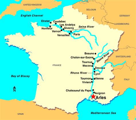 Arles Map - France