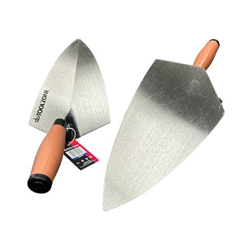 2 x (Two) 11" Soft Grip Brick Trowel Brickie Trowels DIY Cement Tool 2 ...