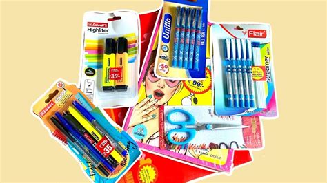 Affordable Stationery Haul / Back to School Stationery Haul from Vishal 💰/ - YouTube