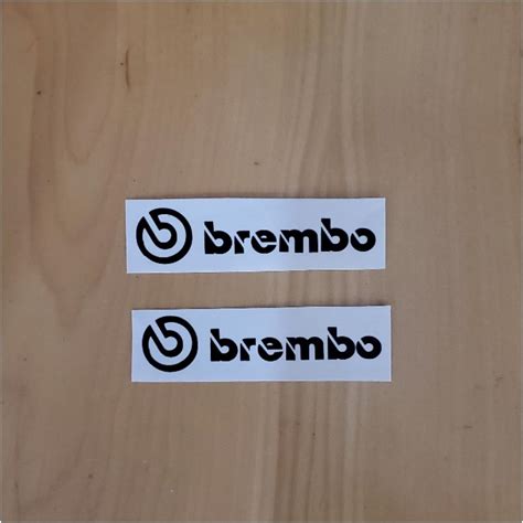 Buy Brembo Brake Caliper HIGH TEMP Decal Sticker Set of 4 (Black) Online at desertcartINDIA