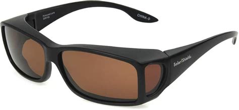 Amazon.com: Dioptics Solar Shield-Manchester Polarized Rectangular Fits ...