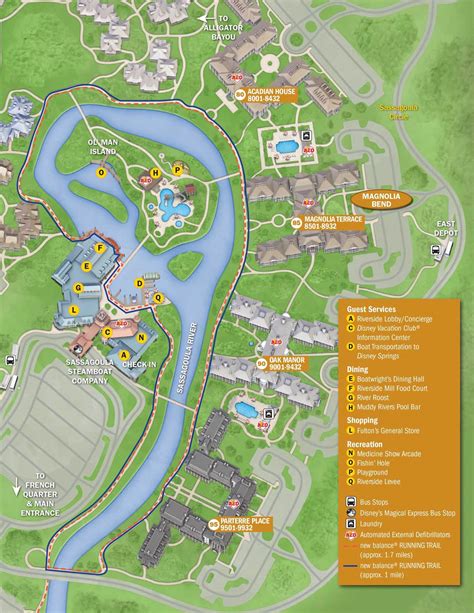 Disney Port Orleans Resort Orlando Map