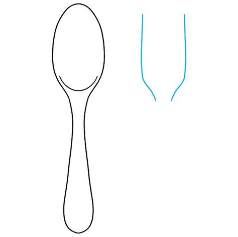 How to Draw a Spoon and Fork - Really Easy Drawing Tutorial | Drawing tutorial easy, Spoon ...