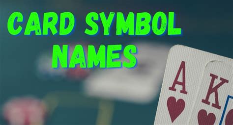 Playing Card Symbol Names, Meaning & Suits Symbolism