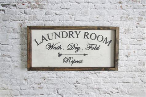 Laundry Room Sign – Modern Rustic Home