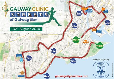 Streets of Galway Course Map - Galway City Harriers