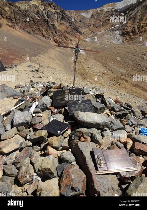 place of the plane crash with Uruguayan rugby players in the Andes ...