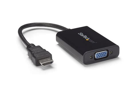 HDMI to VGA Adapter w/ Audio - HDMI® and DVI Video Adapters