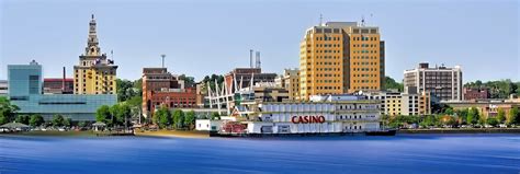 The skyline of Davenport, Iowa, U.S.A. along the Mississip… | Flickr