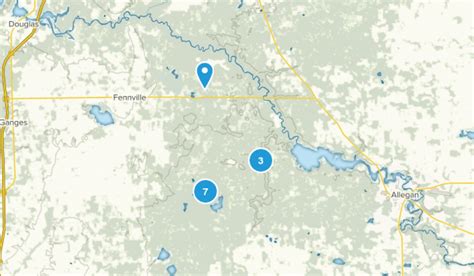 Allegan State Game Area Trail Map - Printable Map