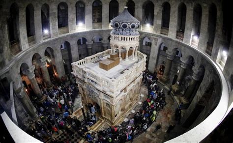 Newly Restored Shrine At Jesus's Tomb Reopened In Jerusalem