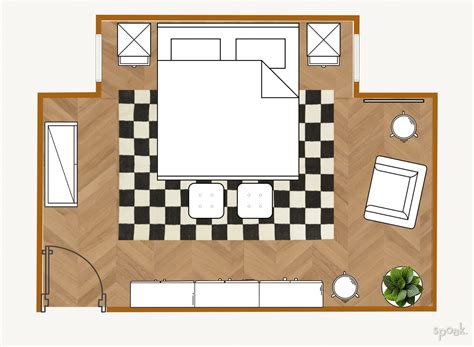 Bed + bathroom layouts and floor plan ideas.