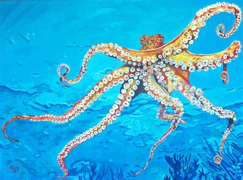 How One Artist Went From Selling Insurance to Painting Sea Creatures Full Time | Octopus ...