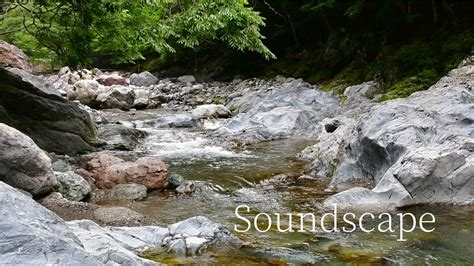 【Soundscape】Nature Sounds/River Sounds/Relaxing Nature Sounds/川の音 - YouTube