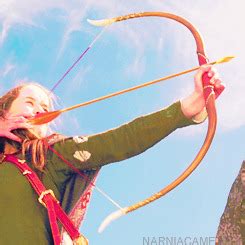 once in a blue moon • narniacametrue: Susan Pevensie with bow and...