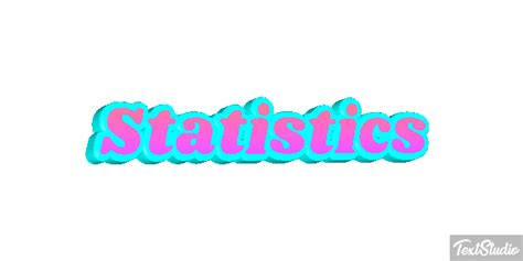 Statistics Word Animated GIF Logo Designs